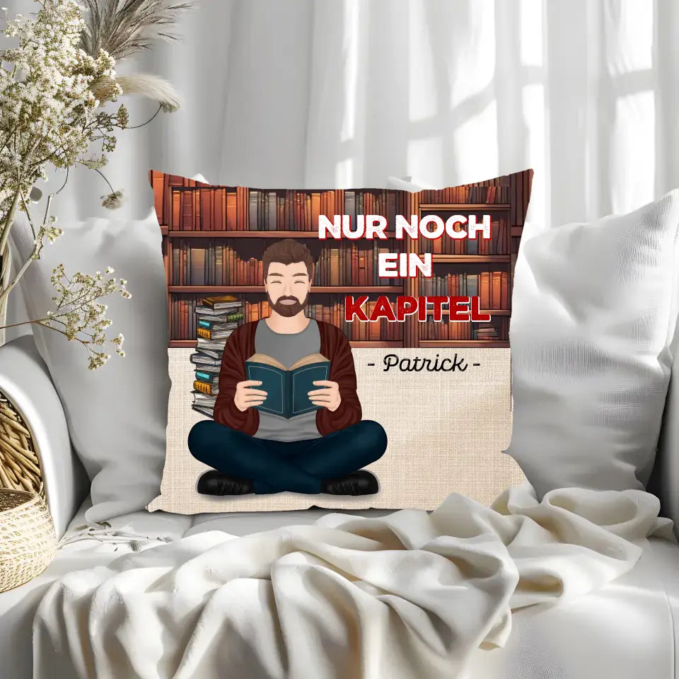 Nur ein Junge der Bücher liebt - Kissen
