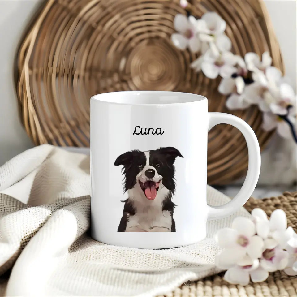 Personalisierte Haustier Cartoon Tasse