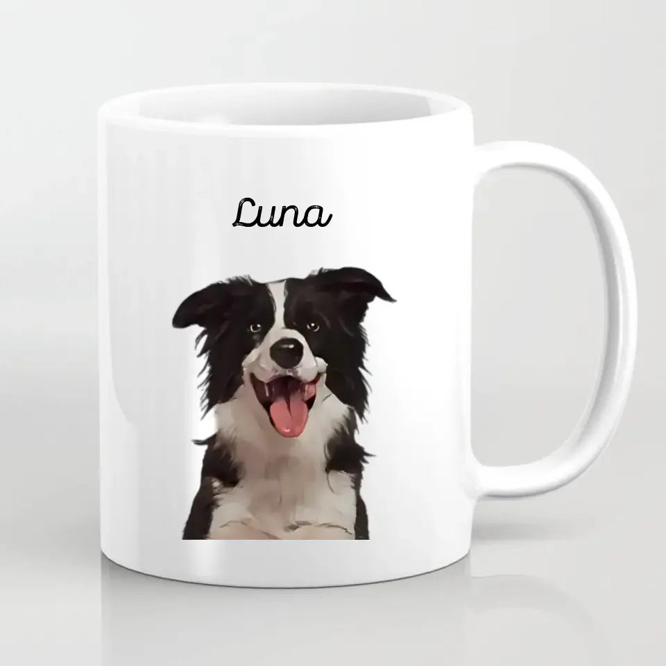 Personalisierte Haustier Cartoon Tasse