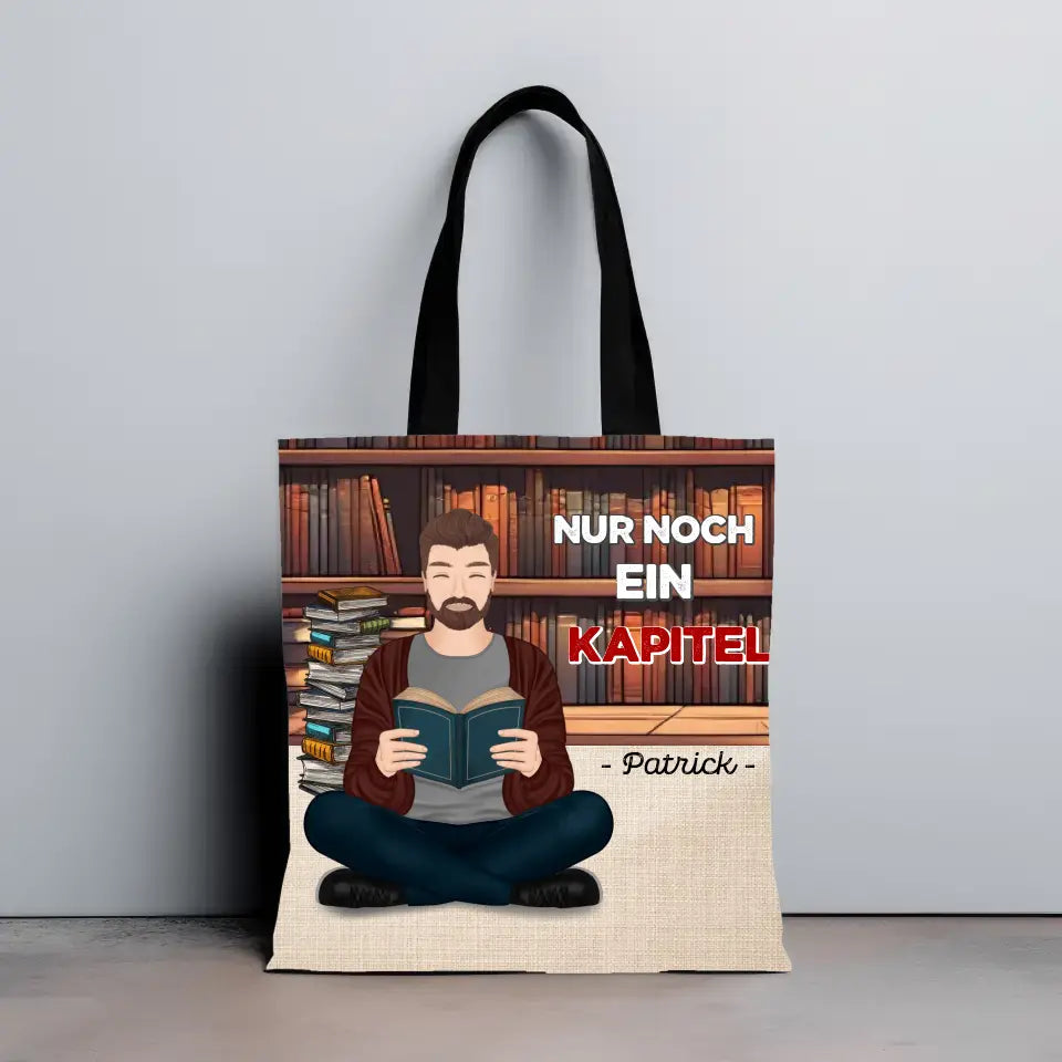 Nur ein Junge der Bücher liebt - Jutebeutel