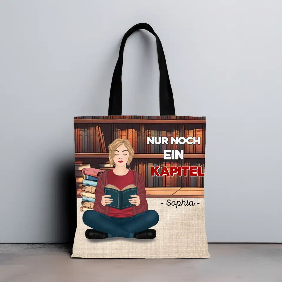 Nur ein Mädchen das Bücher liebt - Jutebeutel