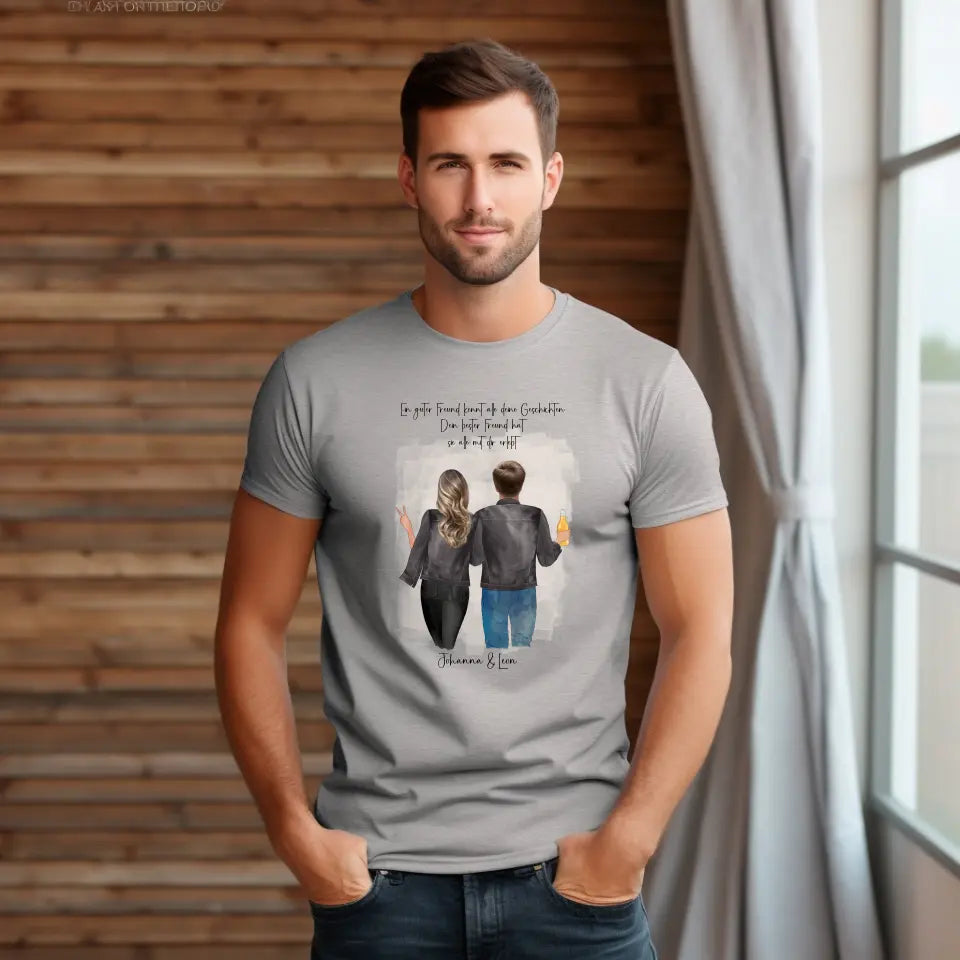 Beste Freundin & Bester Freund T-Shirt