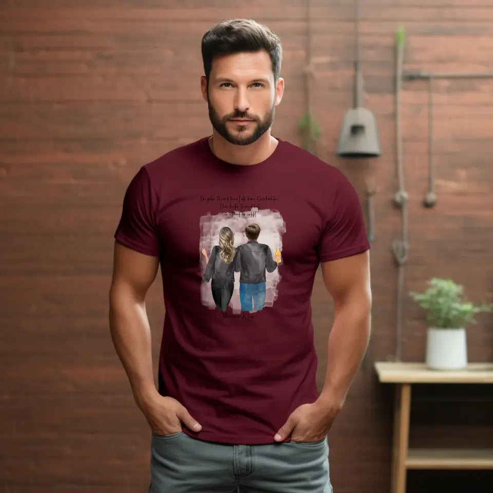 Beste Freundin & Bester Freund T-Shirt