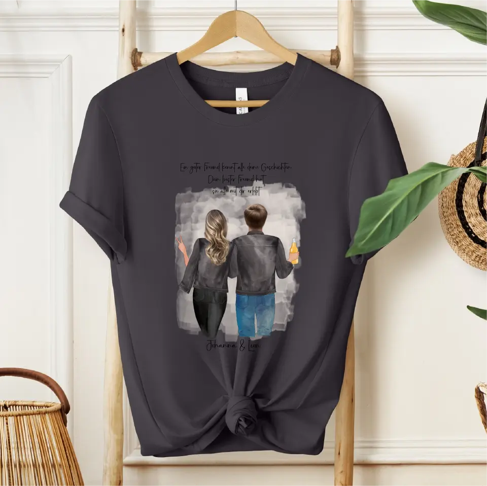 Beste Freundin & Bester Freund T-Shirt
