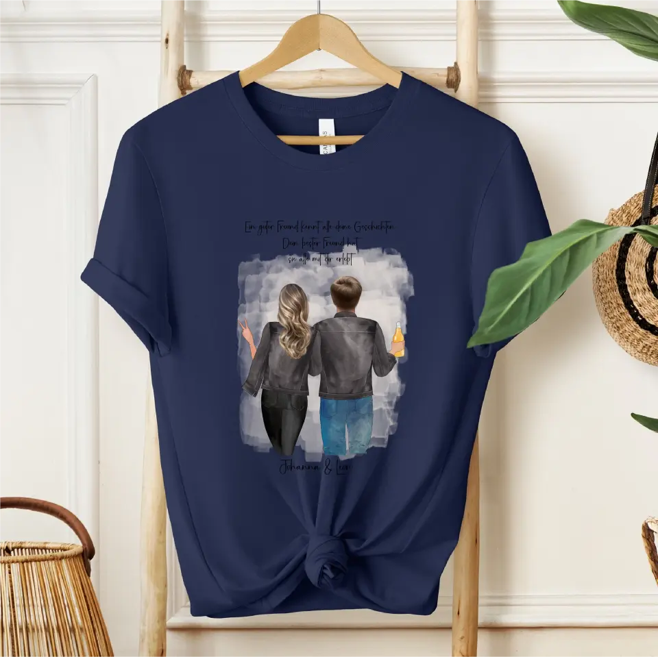 Beste Freundin & Bester Freund T-Shirt