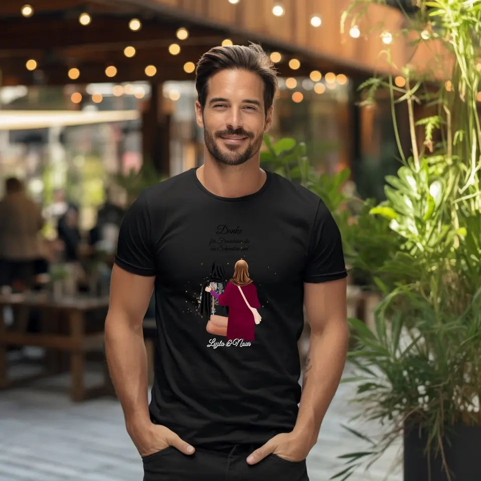 Muslim Freundinnen T-Shirt (Haare & Hijab)