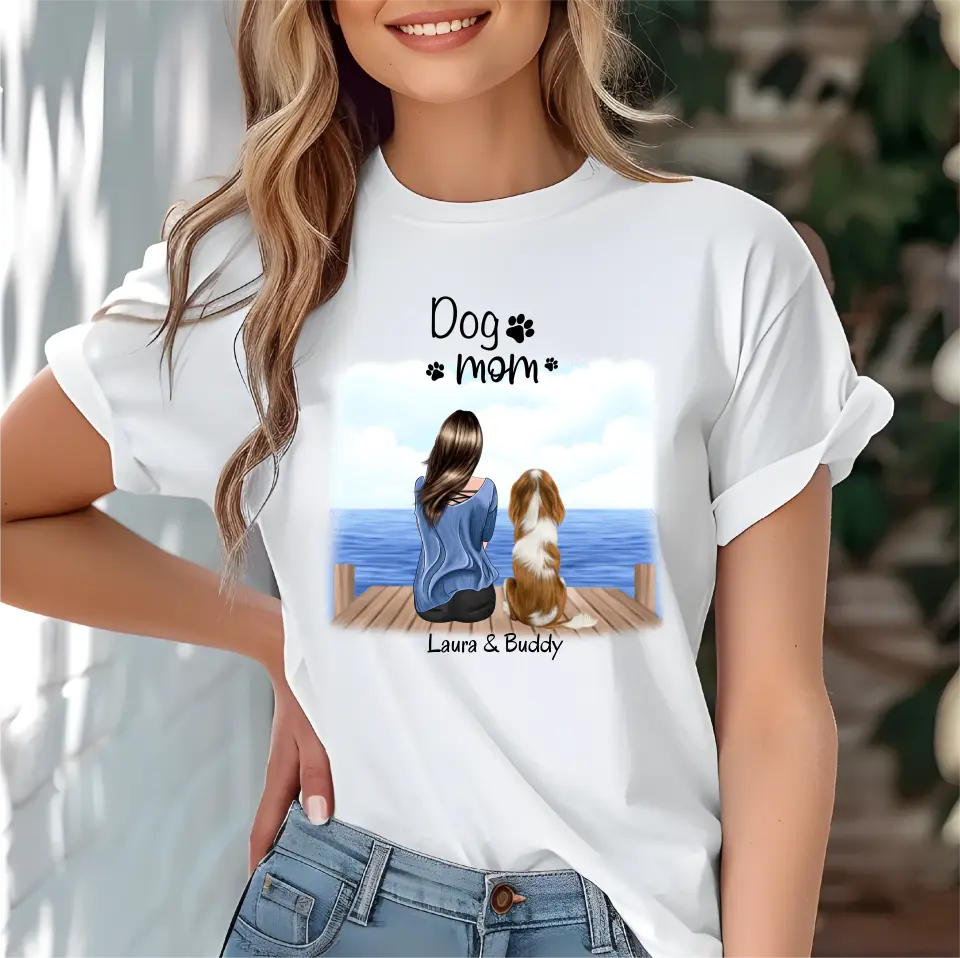 Frauchen/Herrchen mit Haustier T-Shirt