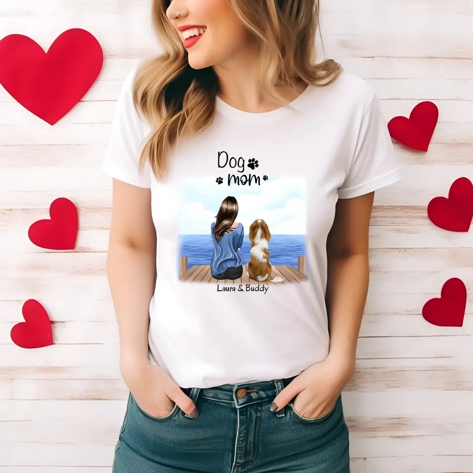 Frauchen/Herrchen mit Haustier T-Shirt