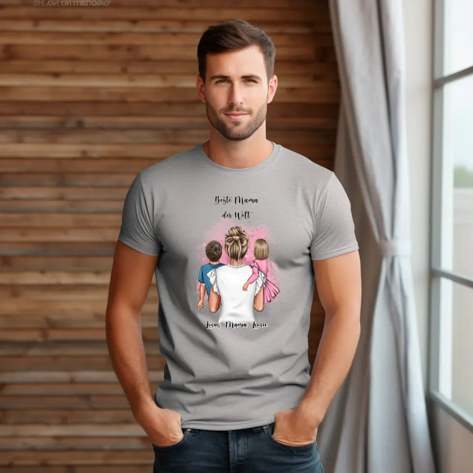 Mama & 1-2 Kinder T-Shirt