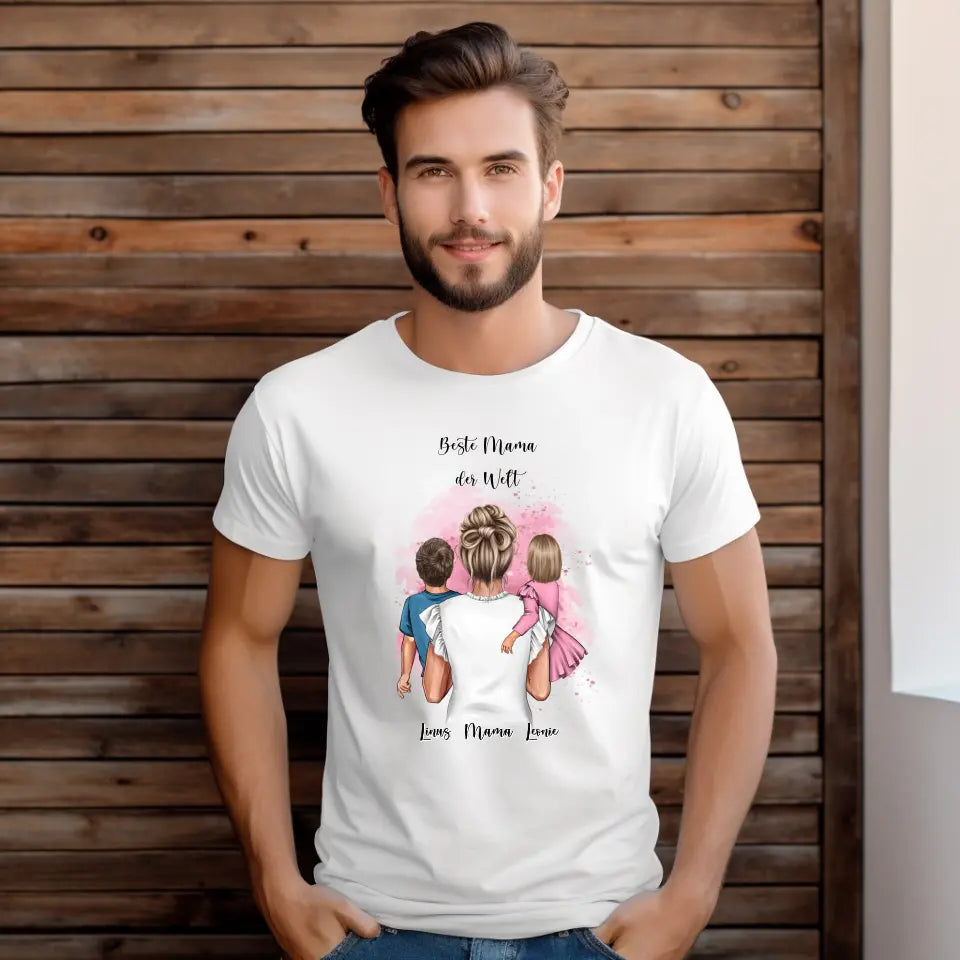 Mama & 1-2 Kinder T-Shirt