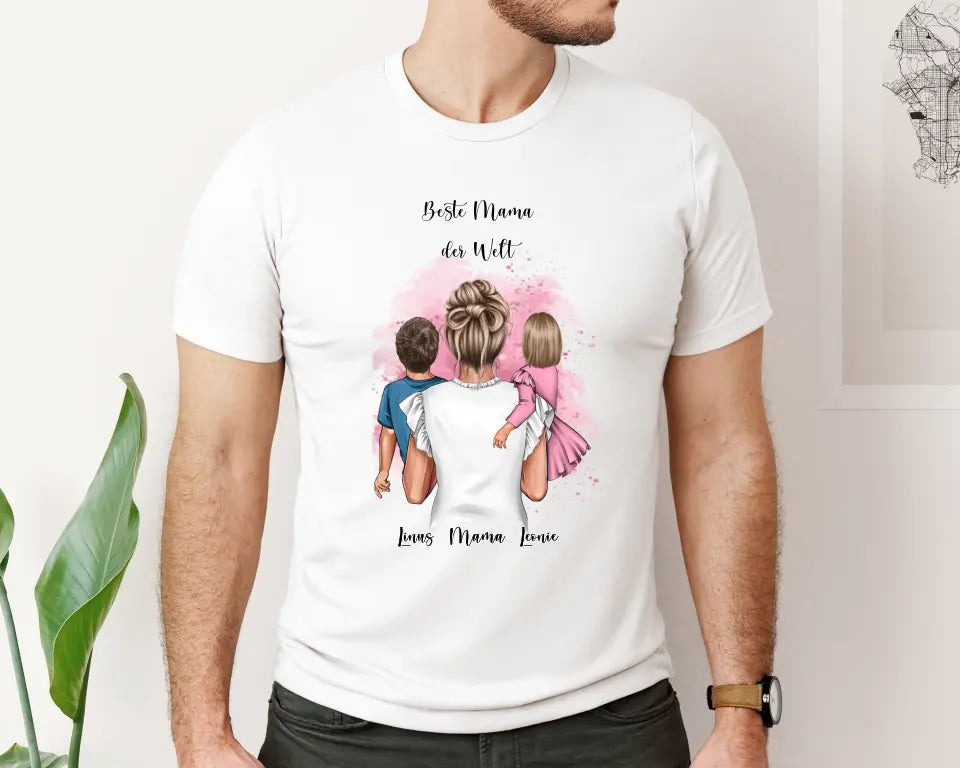 Mama & 1-2 Kinder T-Shirt