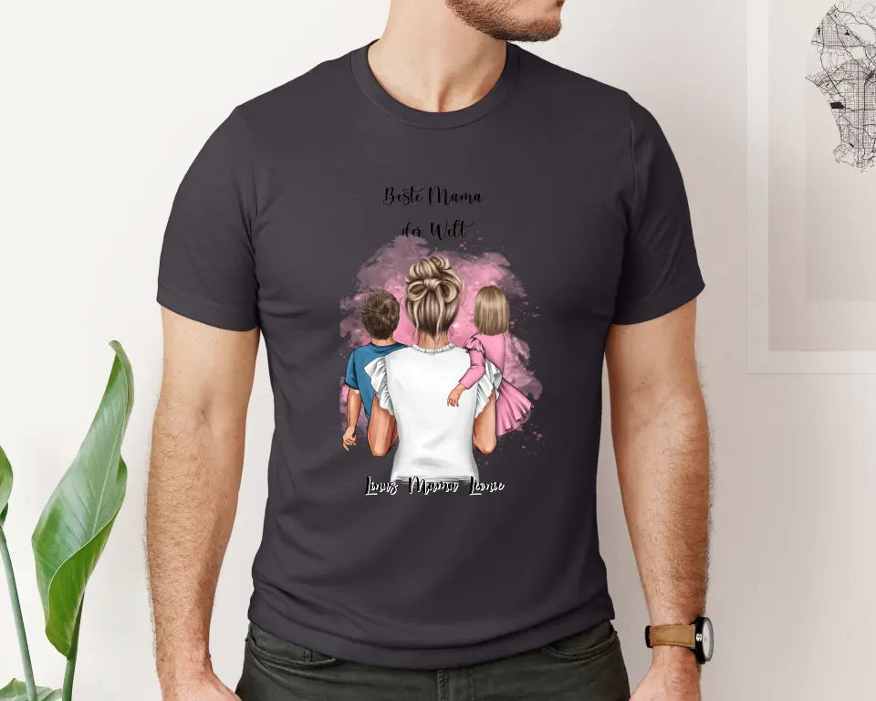 Mama & 1-2 Kinder T-Shirt