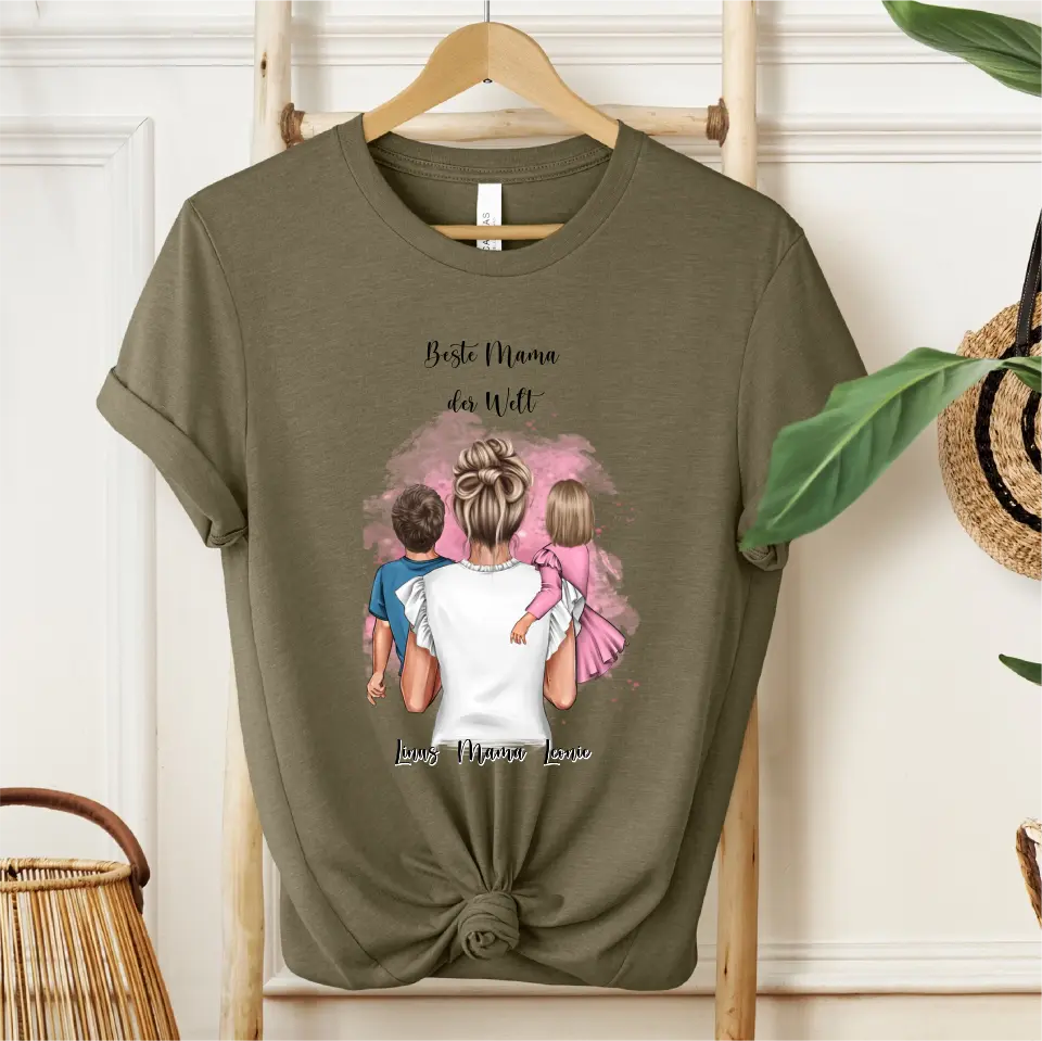 Mama & 1-2 Kinder T-Shirt