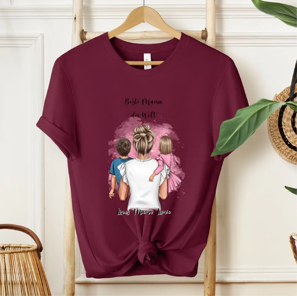 Mama & 1-2 Kinder T-Shirt