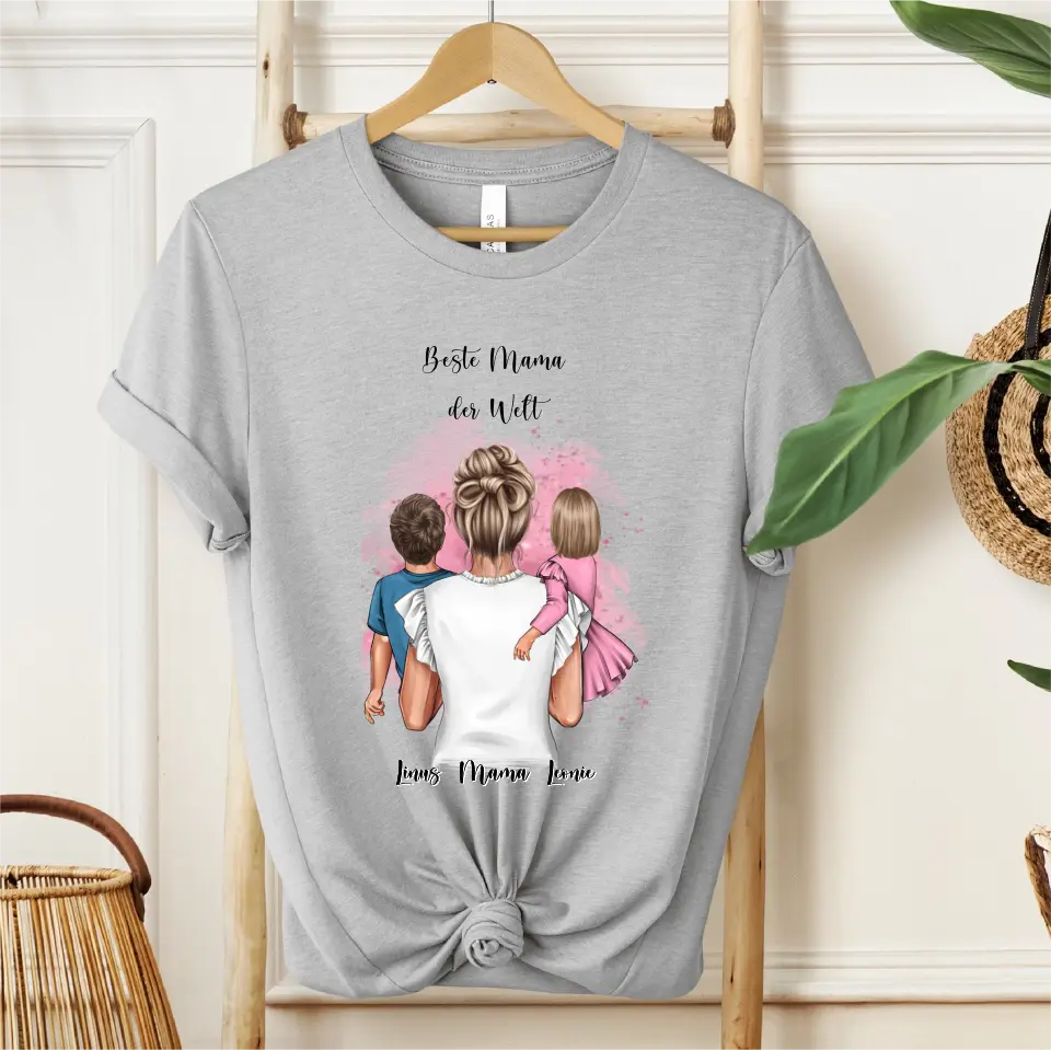 Mama & 1-2 Kinder T-Shirt