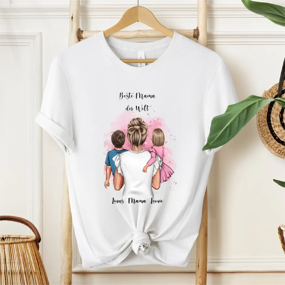 Mama & 1-2 Kinder T-Shirt