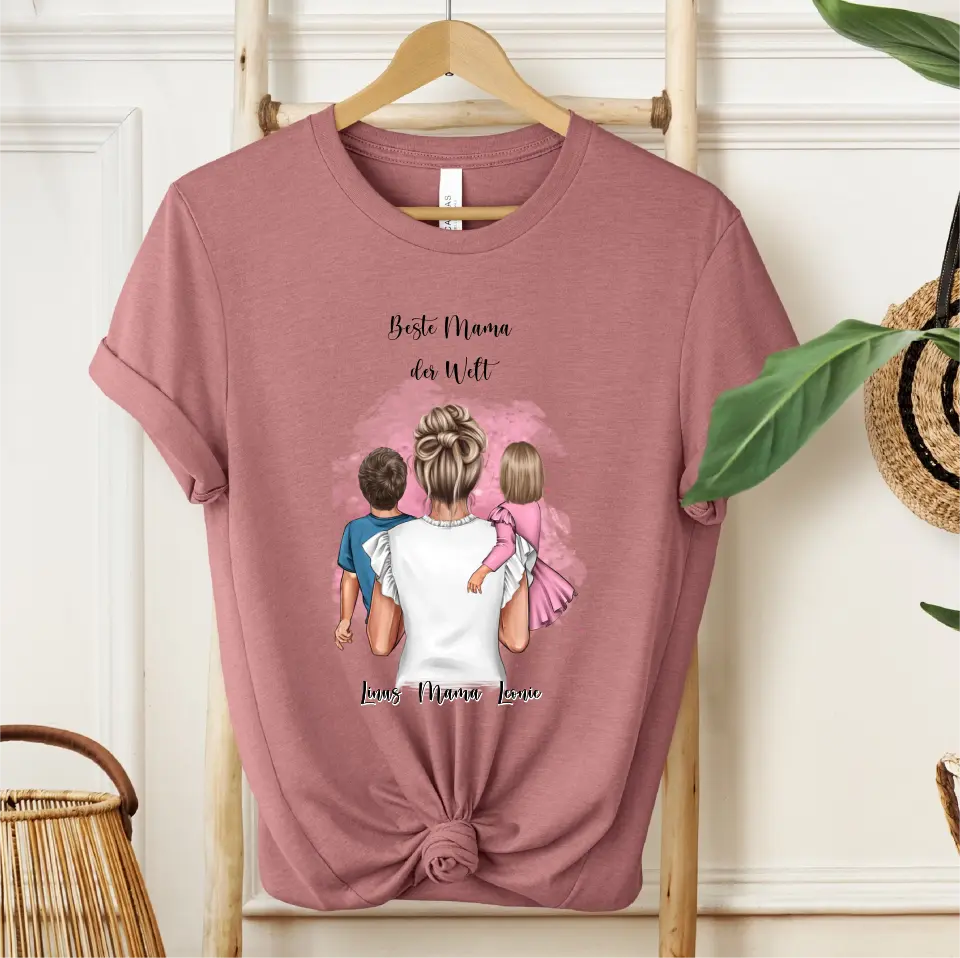Mama & 1-2 Kinder T-Shirt