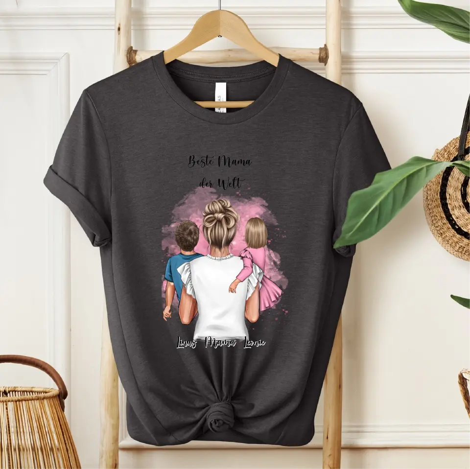 Mama & 1-2 Kinder T-Shirt
