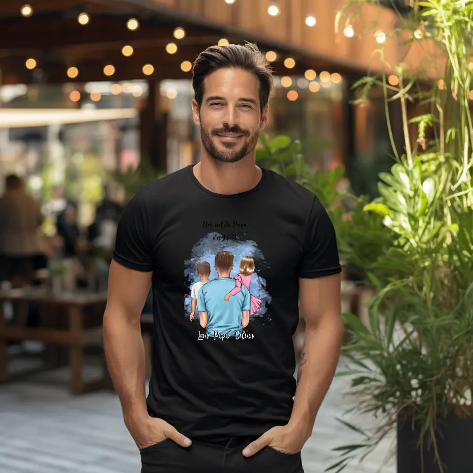 Papa & 1-2 Kinder T-Shirt