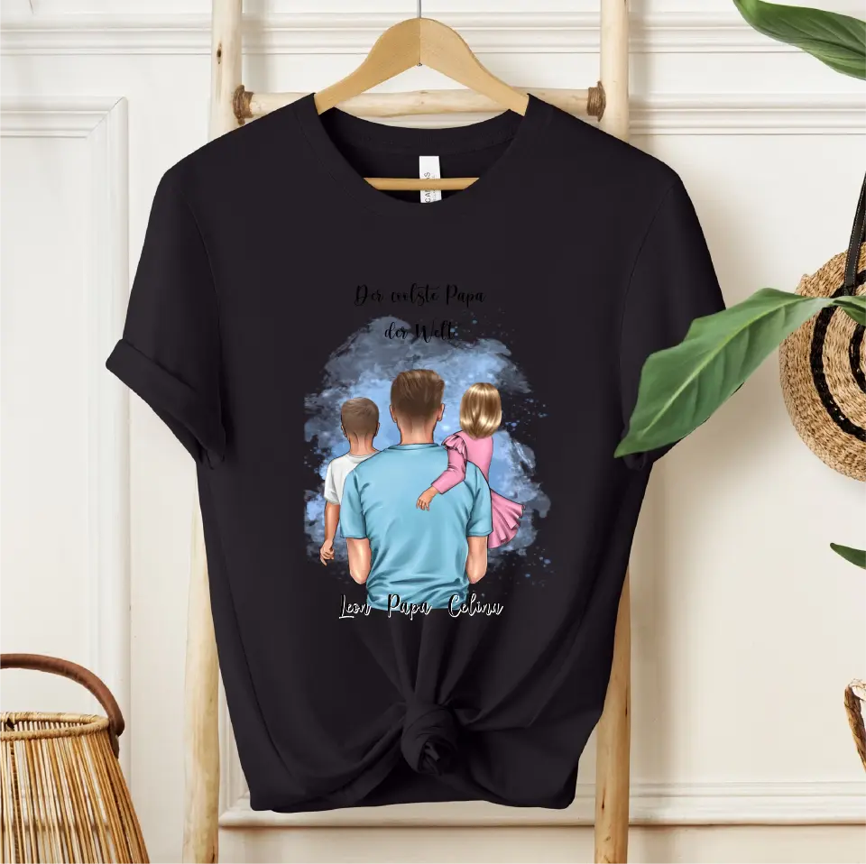 Papa & 1-2 Kinder T-Shirt