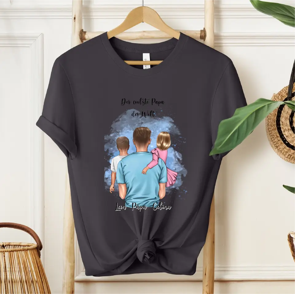 Papa & 1-2 Kinder T-Shirt