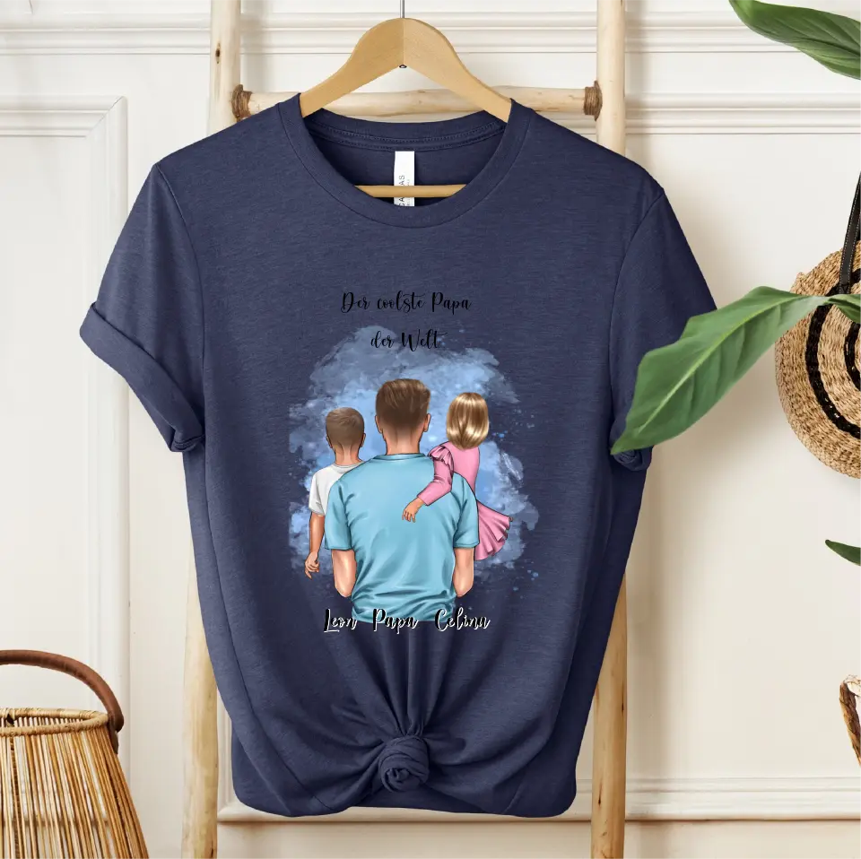 Papa & 1-2 Kinder T-Shirt