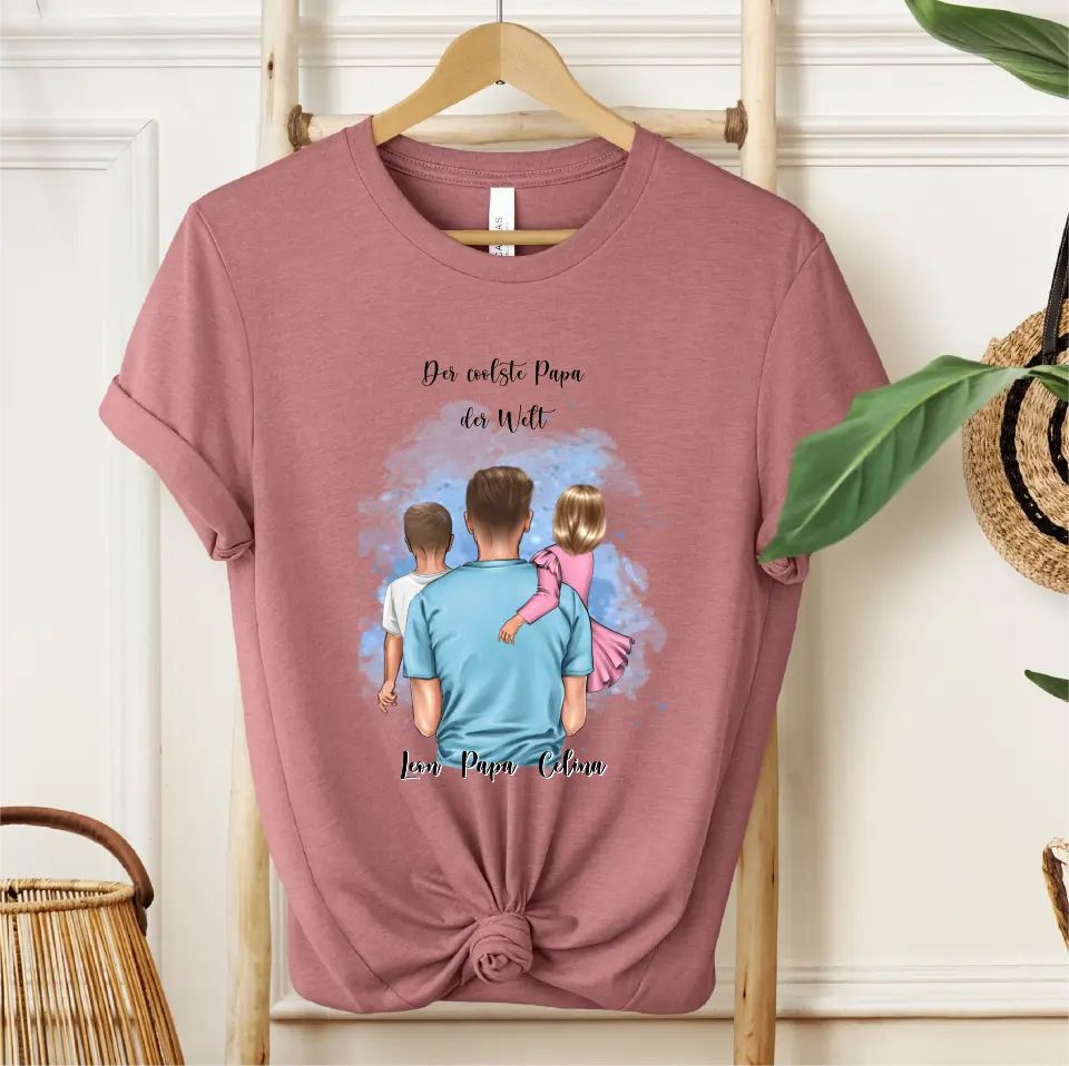 Papa & 1-2 Kinder T-Shirt