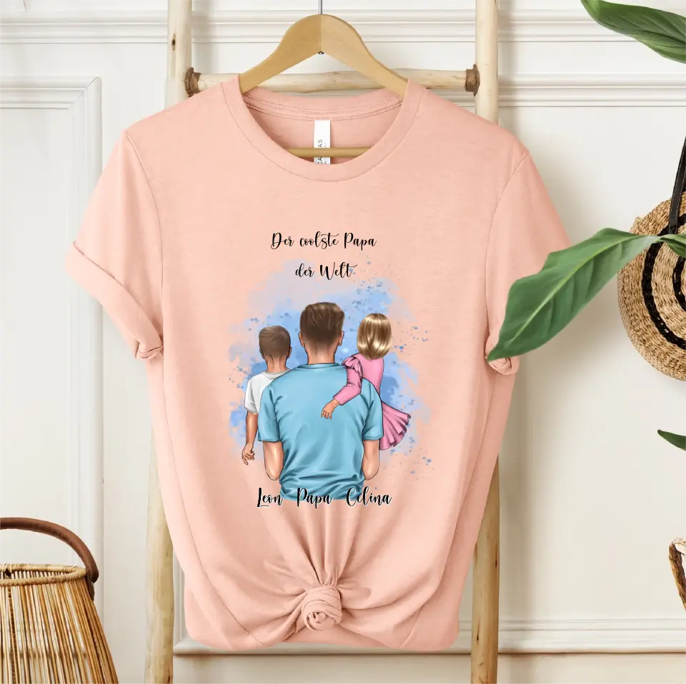 Papa & 1-2 Kinder T-Shirt
