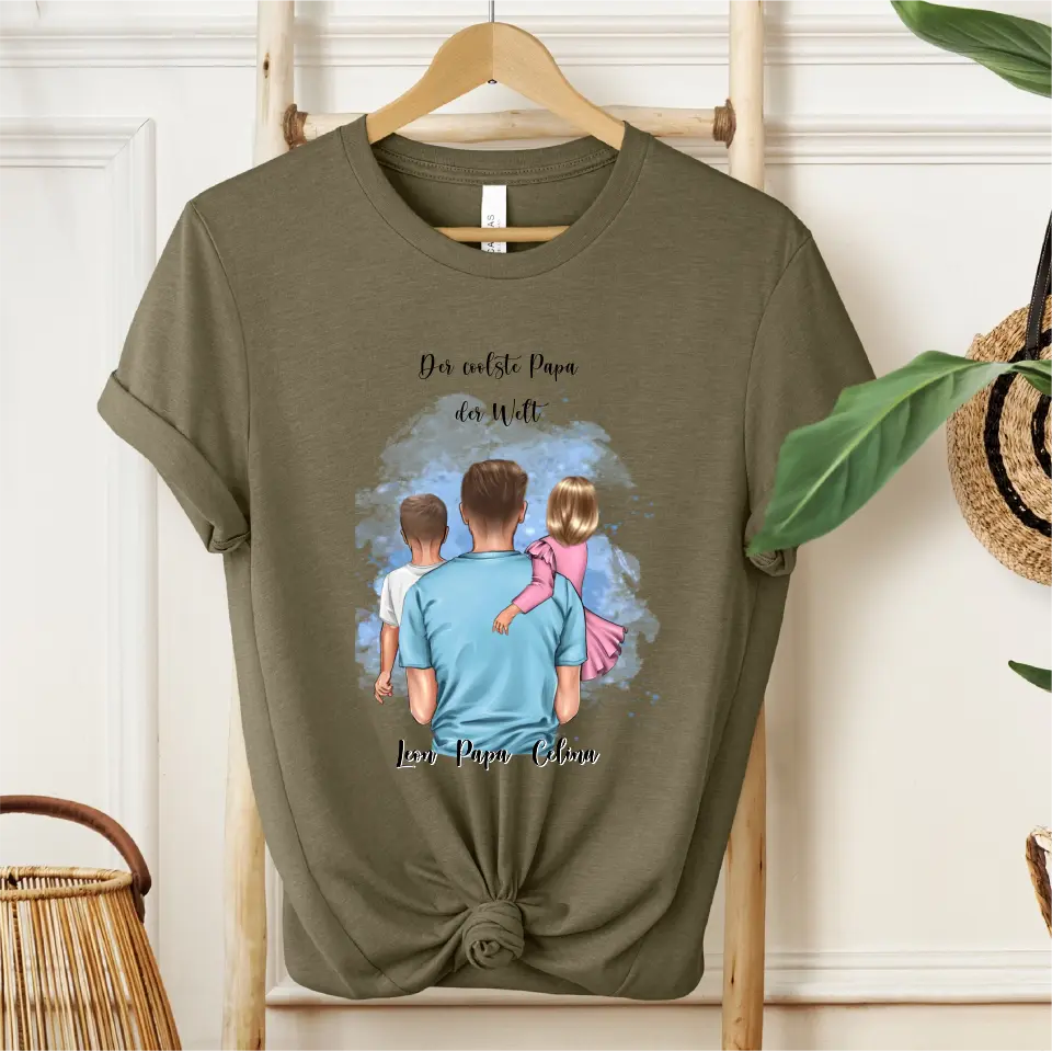 Papa & 1-2 Kinder T-Shirt