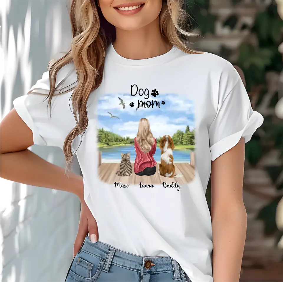 Frauchen/Herrchen & 1-2 Haustiere T-Shirt