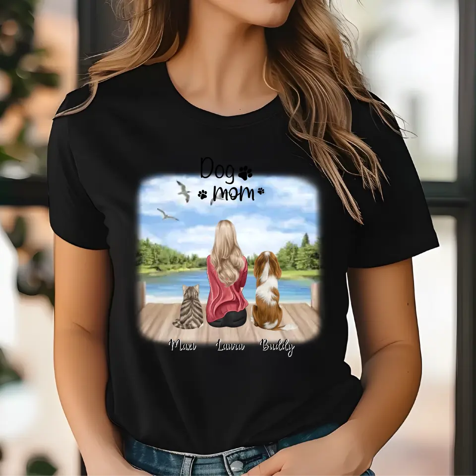 Frauchen/Herrchen & 1-2 Haustiere T-Shirt