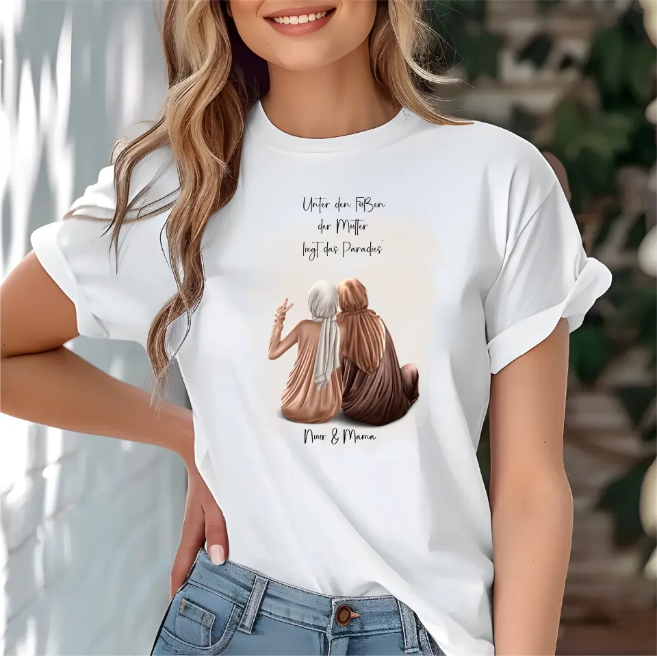 Muslim Mama & Tochter T-Shirt