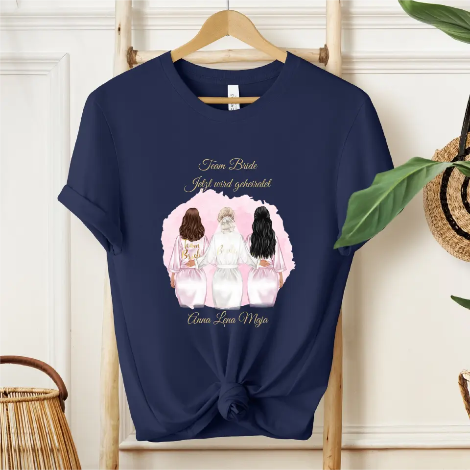 Braut & Freundinnen T-Shirt (2-5 Personen)