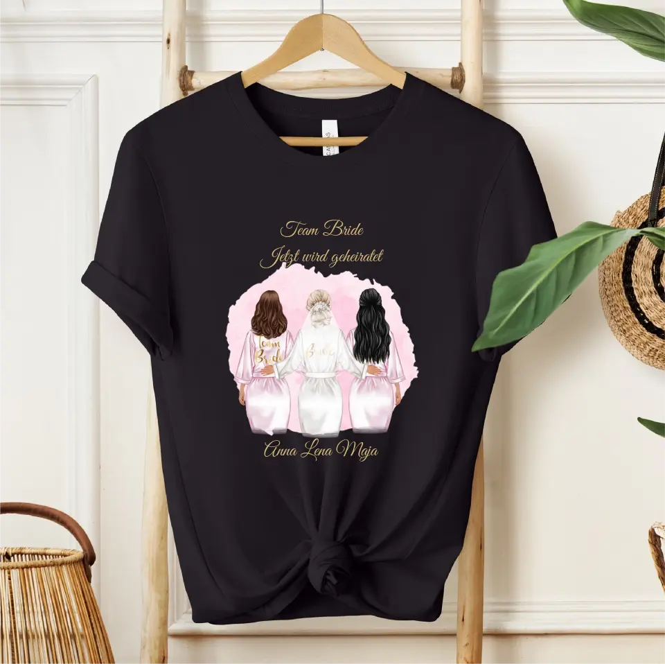Braut & Freundinnen T-Shirt (2-5 Personen)