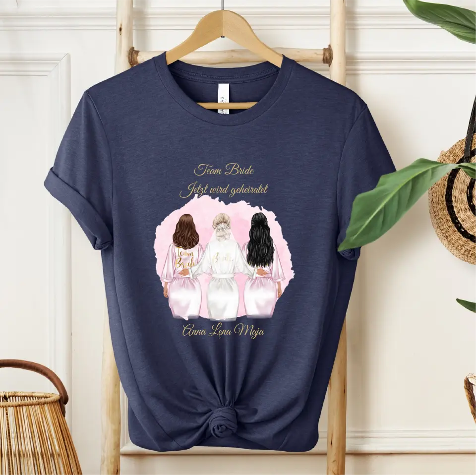 Braut & Freundinnen T-Shirt (2-5 Personen)