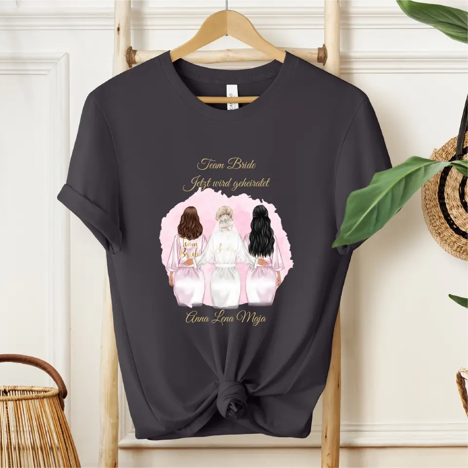 Braut & Freundinnen T-Shirt (2-5 Personen)