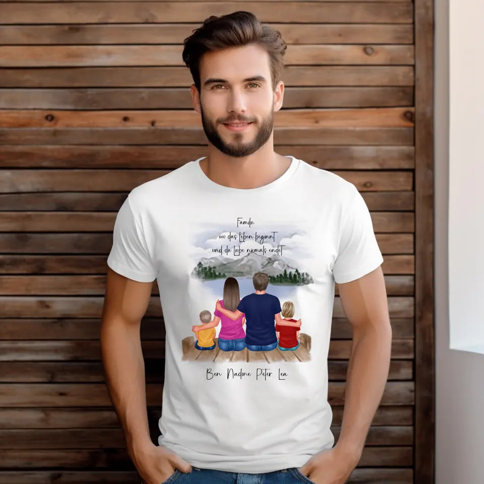 Familien 3-5 Personen T-Shirt