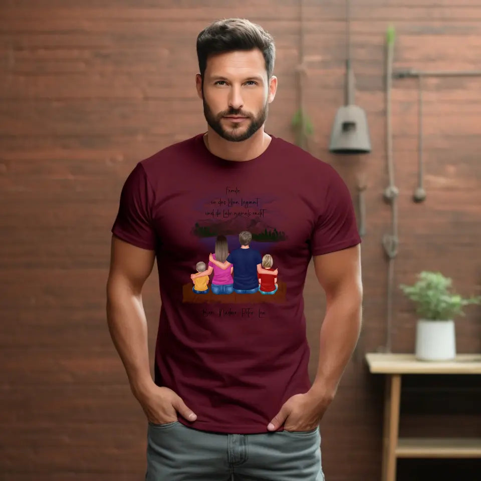 Familien 3-5 Personen T-Shirt