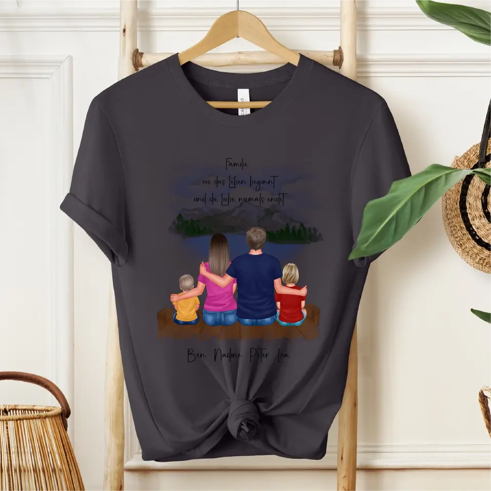 Familien 3-5 Personen T-Shirt