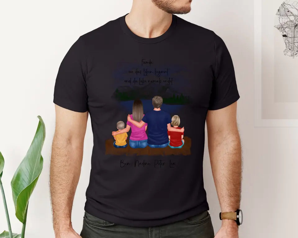 Familien 3-5 Personen T-Shirt