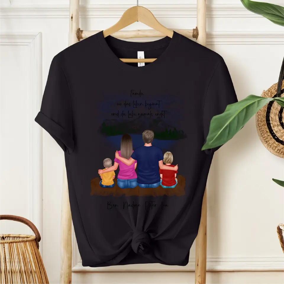 Familien 3-5 Personen T-Shirt