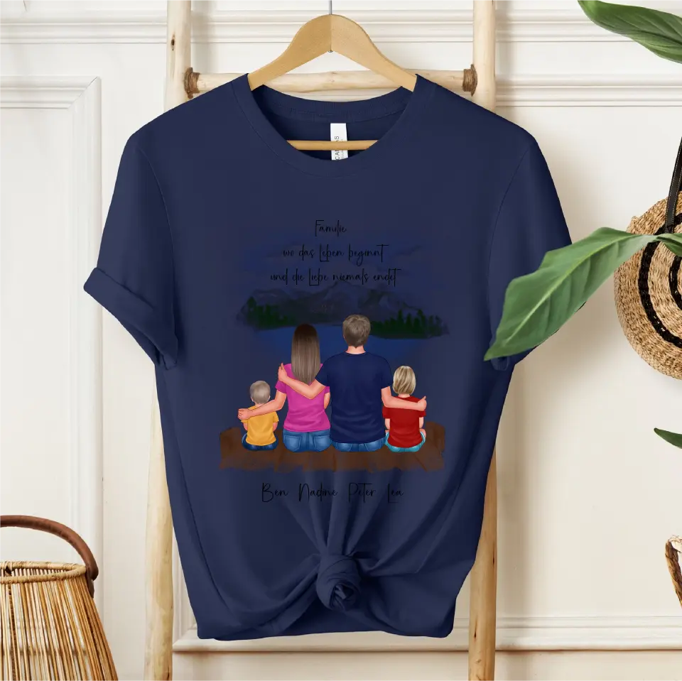 Familien 3-5 Personen T-Shirt