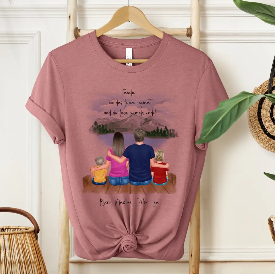 Familien 3-5 Personen T-Shirt
