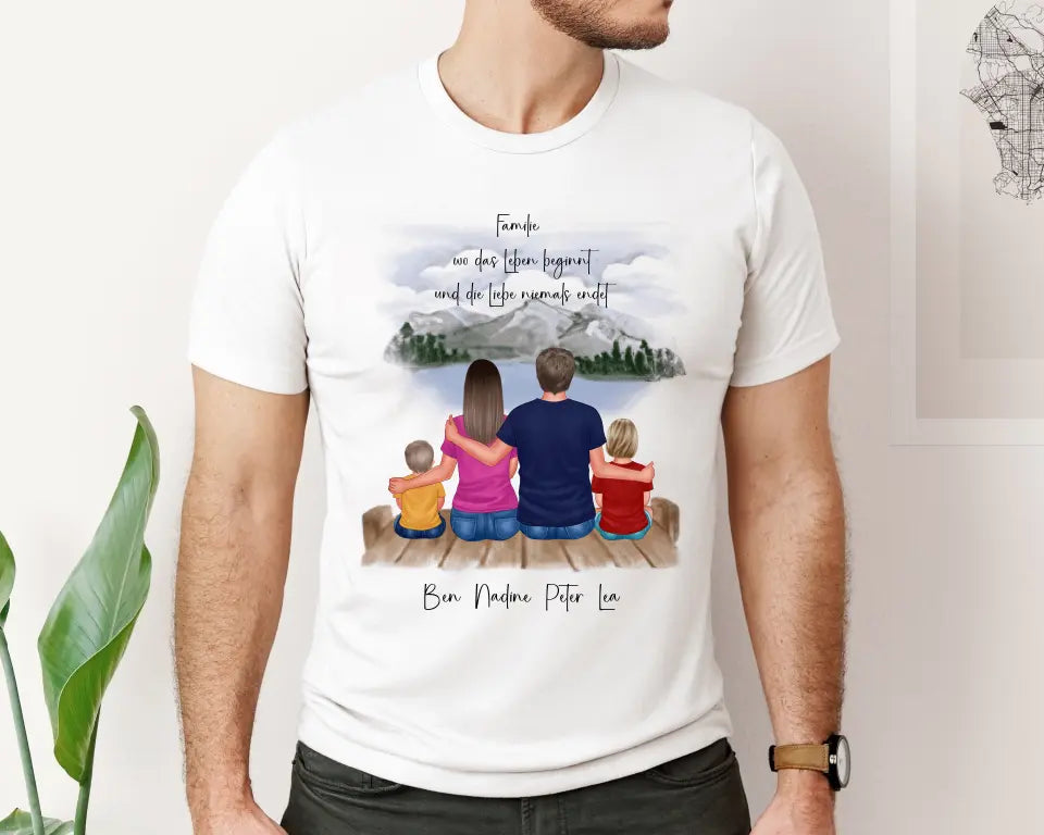 Familien 3-5 Personen T-Shirt