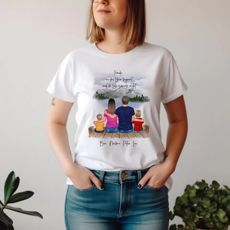Familien 3-5 Personen T-Shirt