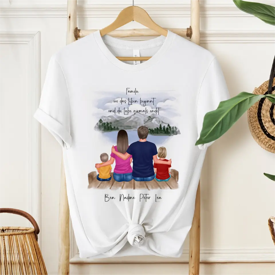 Familien 3-5 Personen T-Shirt