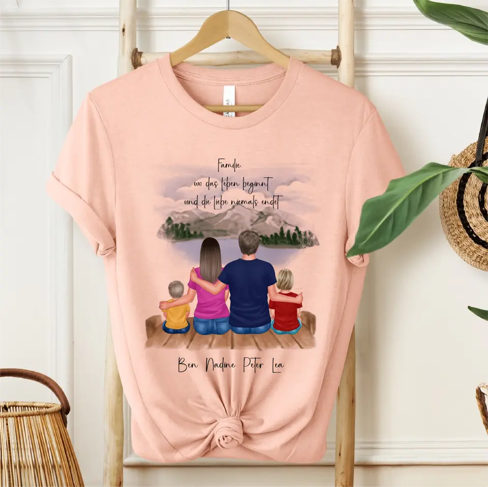 Familien 3-5 Personen T-Shirt