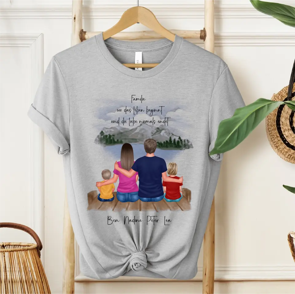 Familien 3-5 Personen T-Shirt