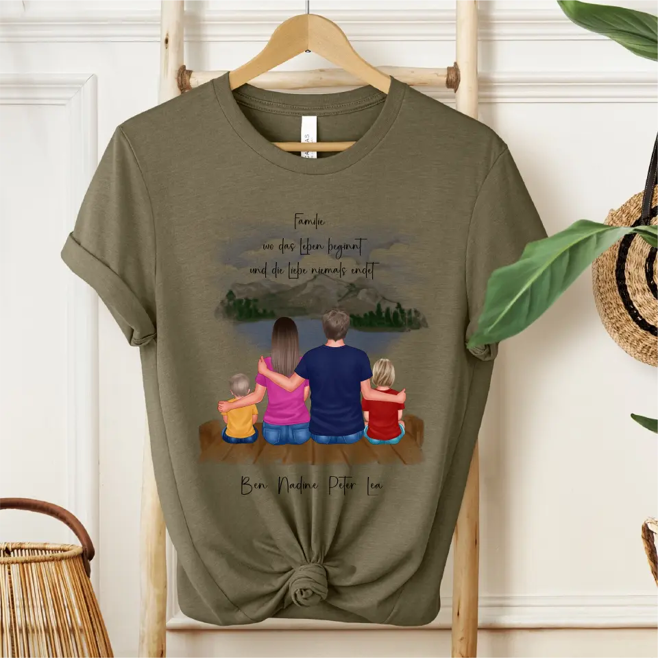Familien 3-5 Personen T-Shirt