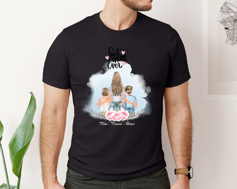 Mama mit 1-2 Kindern T-Shirt